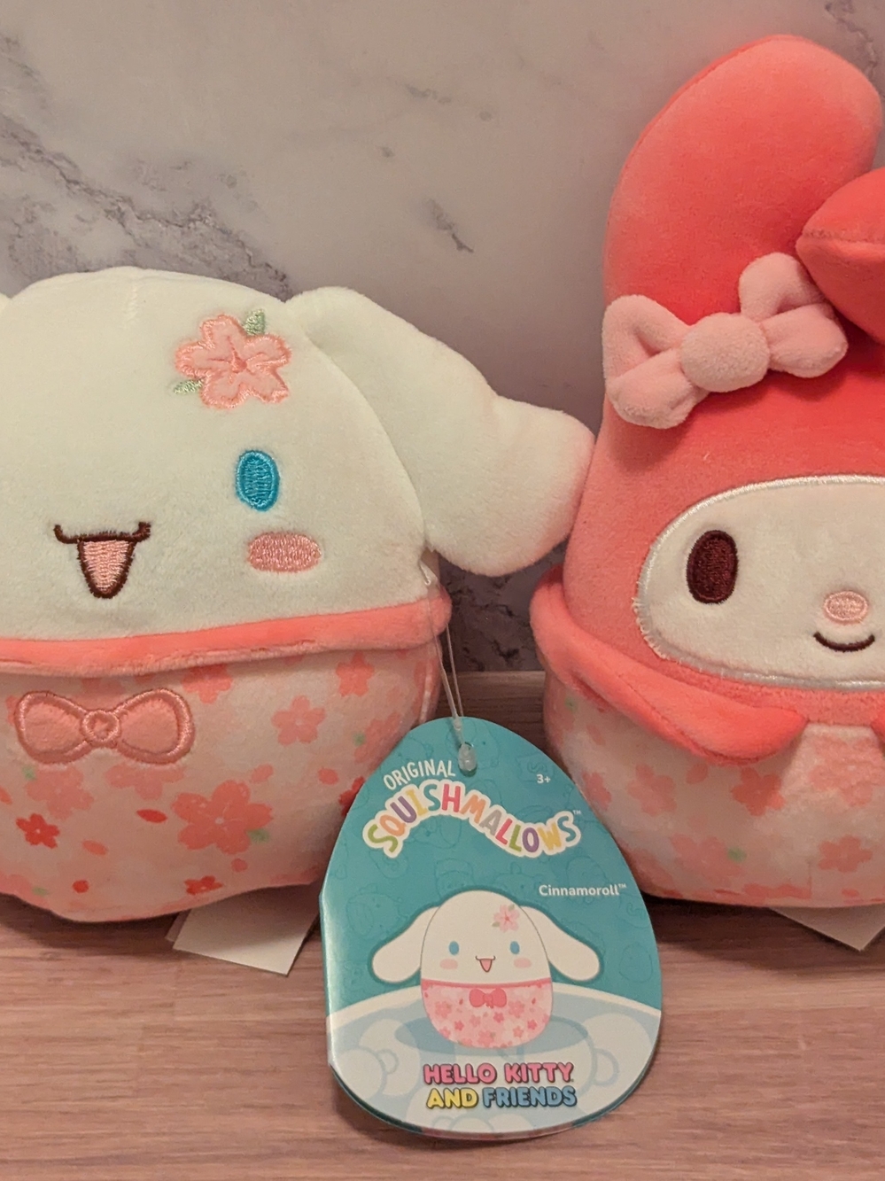 Sanrio Cinnamoroll & My Melody Sakura Squishmallows